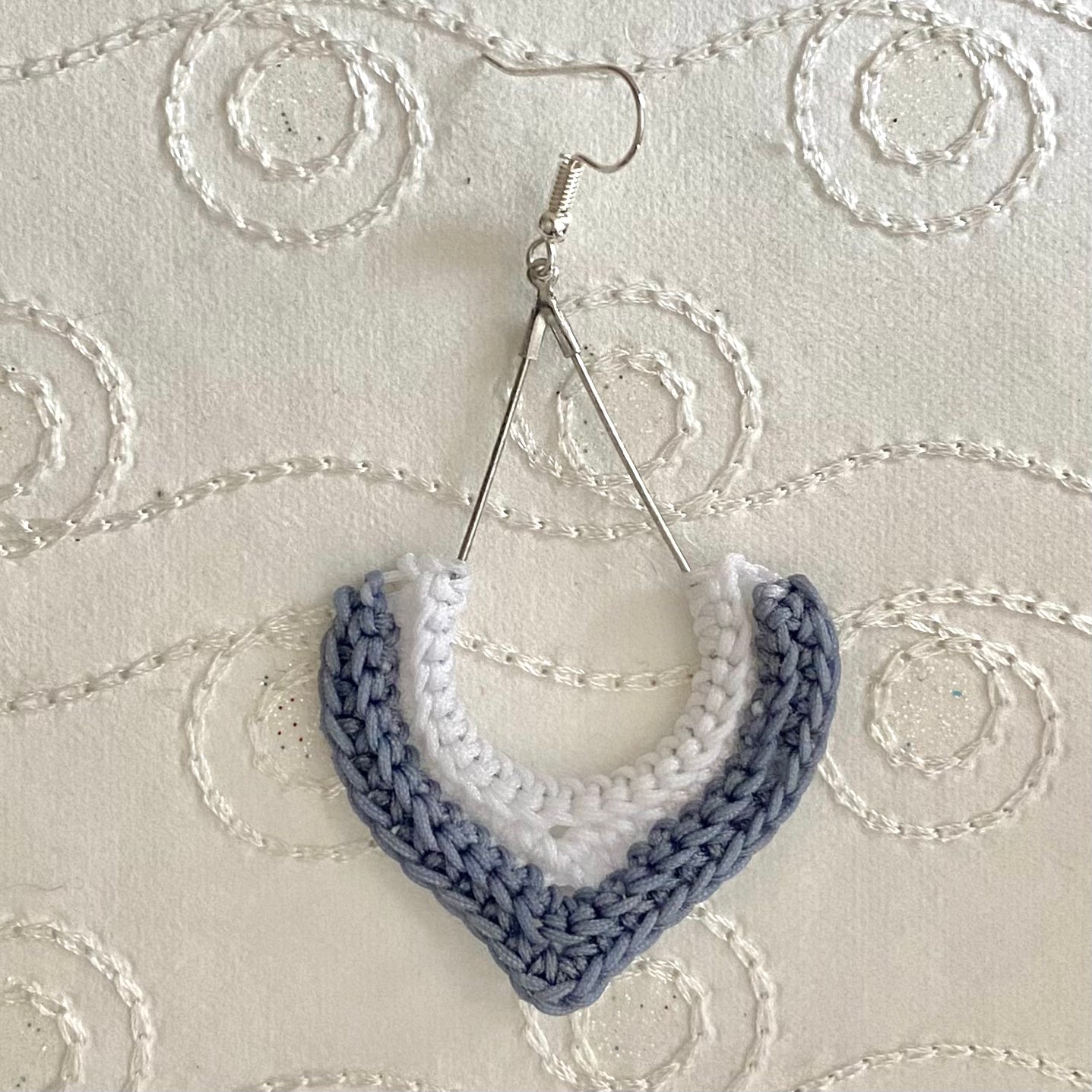 TEAR DROP Crochet Earrings