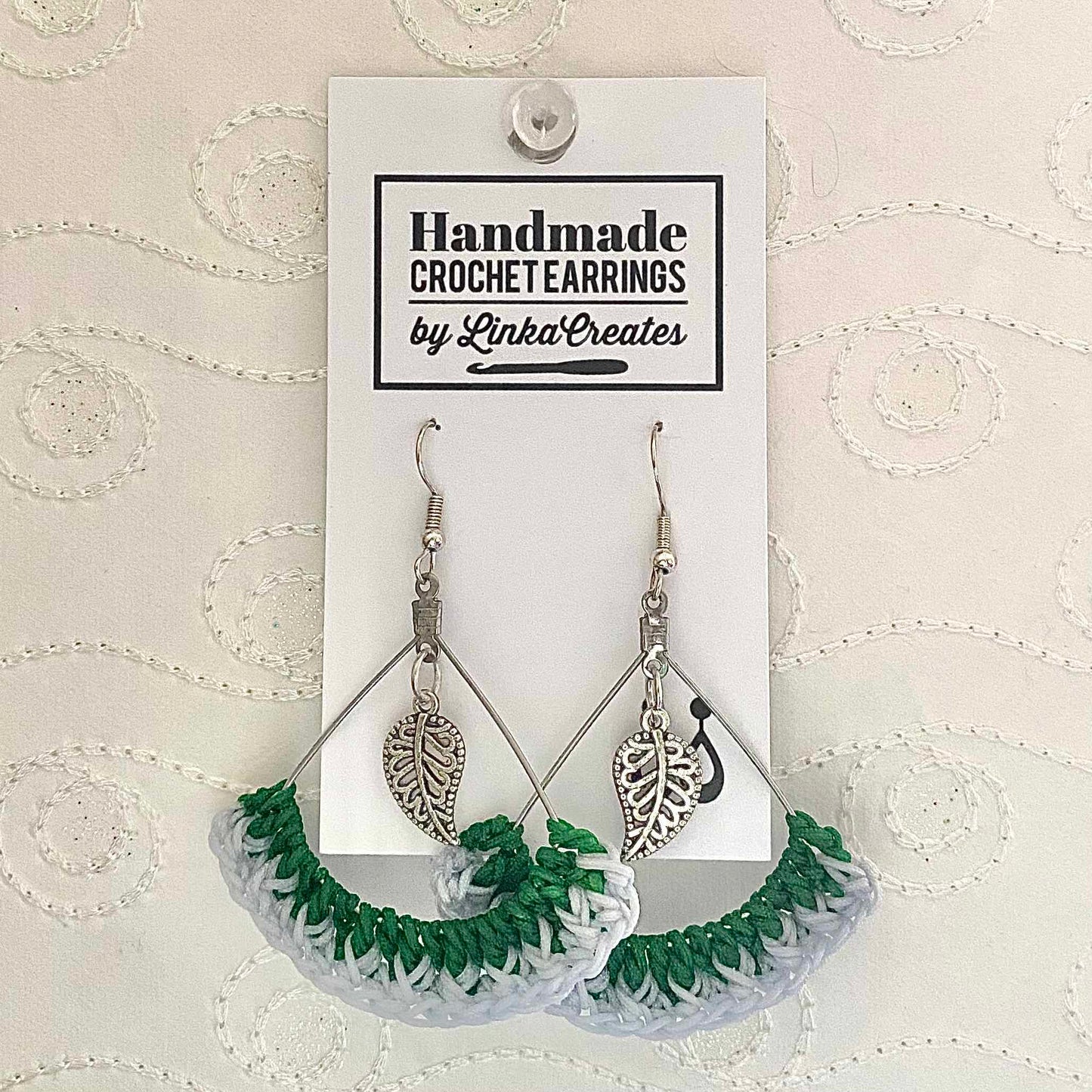 TWO-TONE Handmade Crochet Earrings