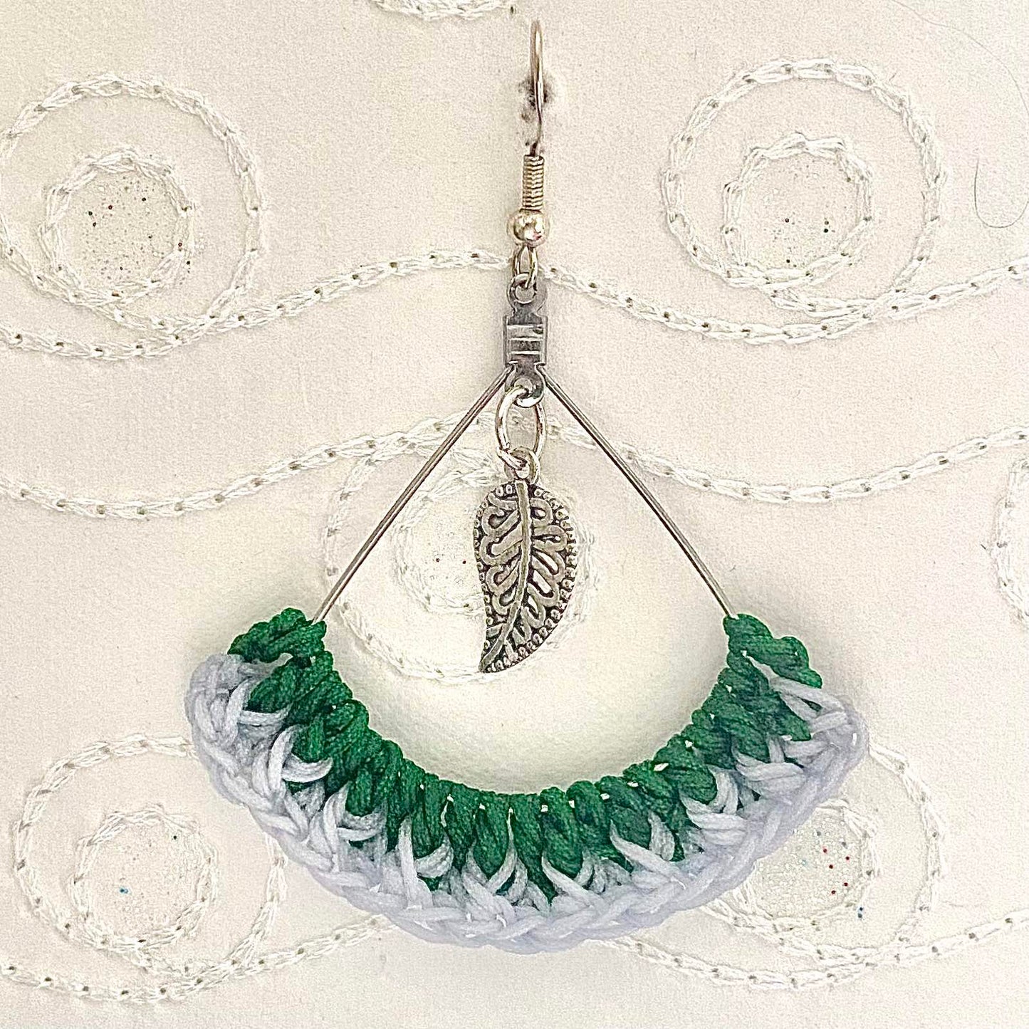 TWO-TONE Handmade Crochet Earrings