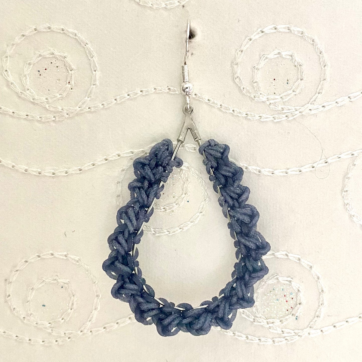 TEAR DROP Crochet Earrings