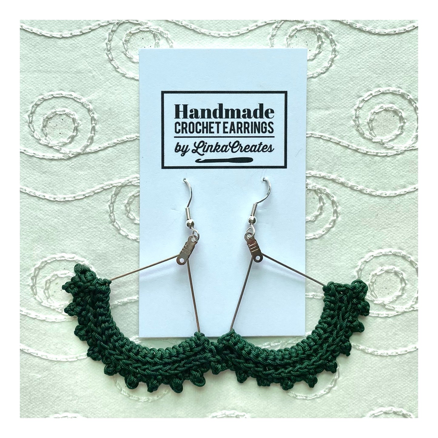 SEMICIRCLE Crochet Earrings