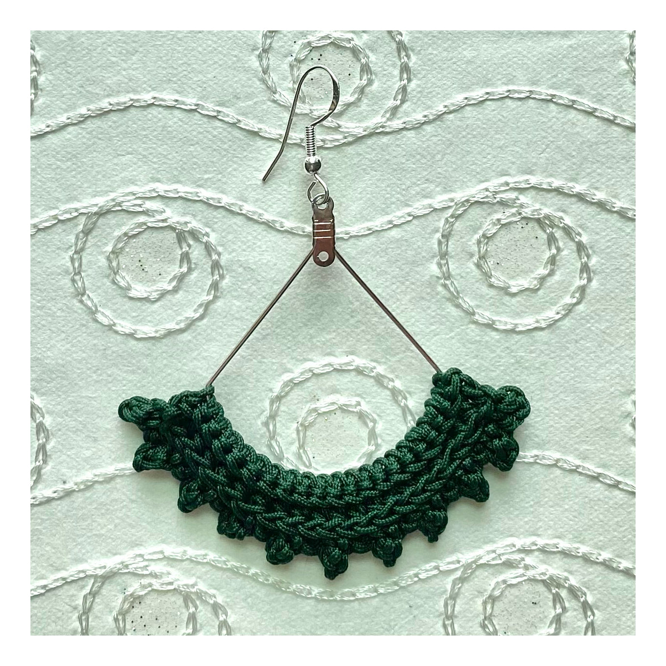 SEMICIRCLE Crochet Earrings