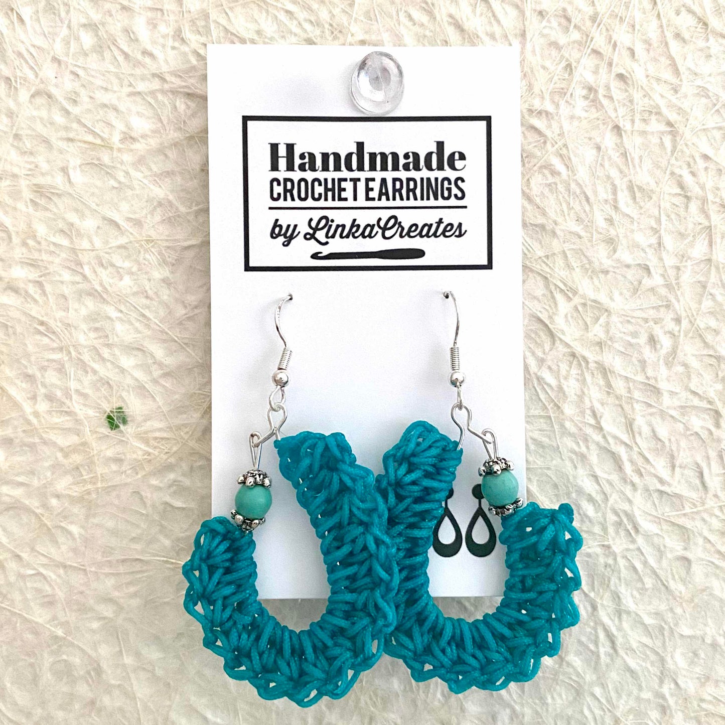 KIDNEY BEAN Crochet Earrings