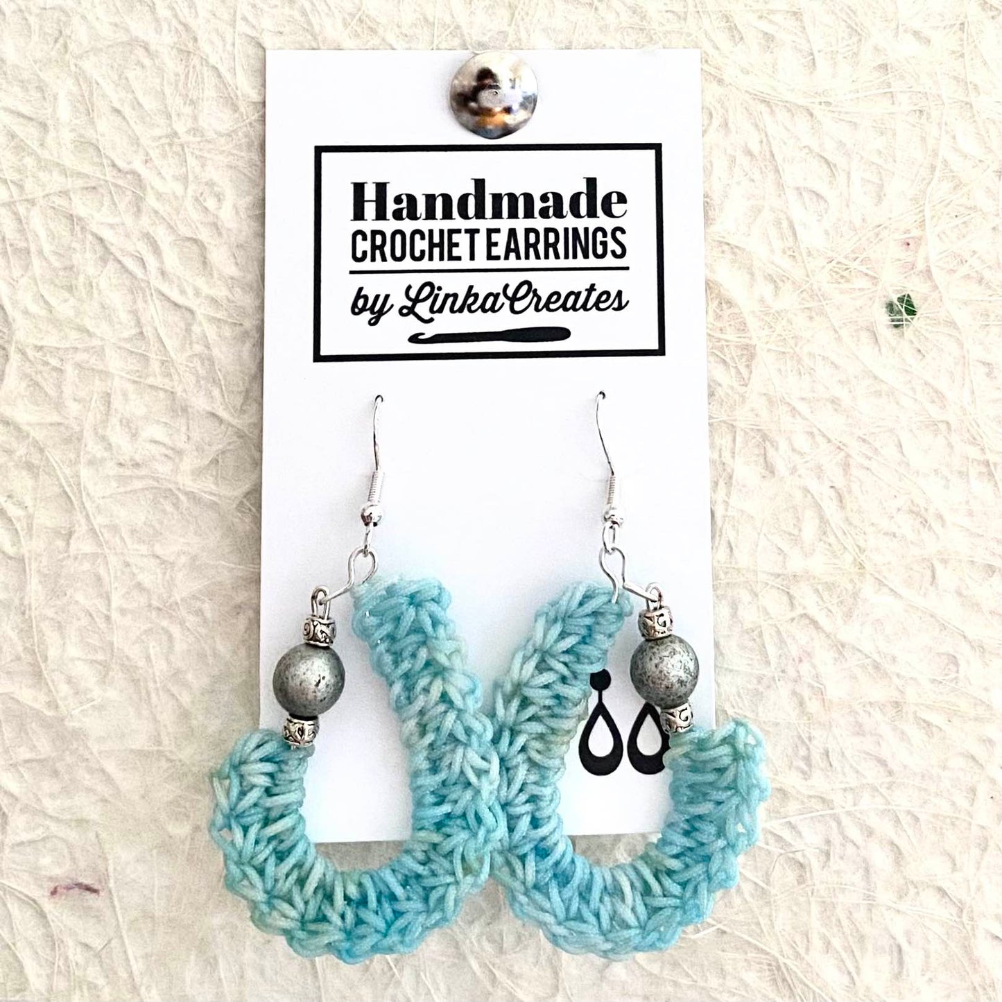 KIDNEY BEAN Crochet Earrings