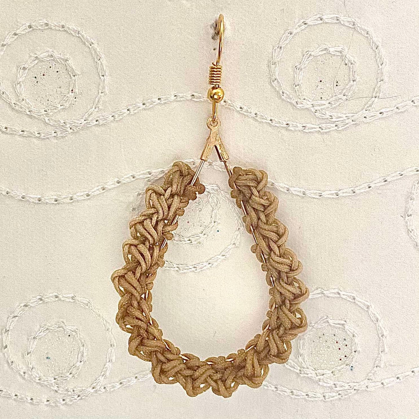 TEAR DROP Crochet Earrings