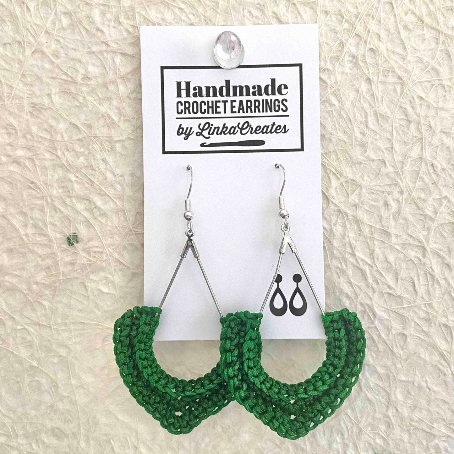 TEAR DROP Crochet Earrings