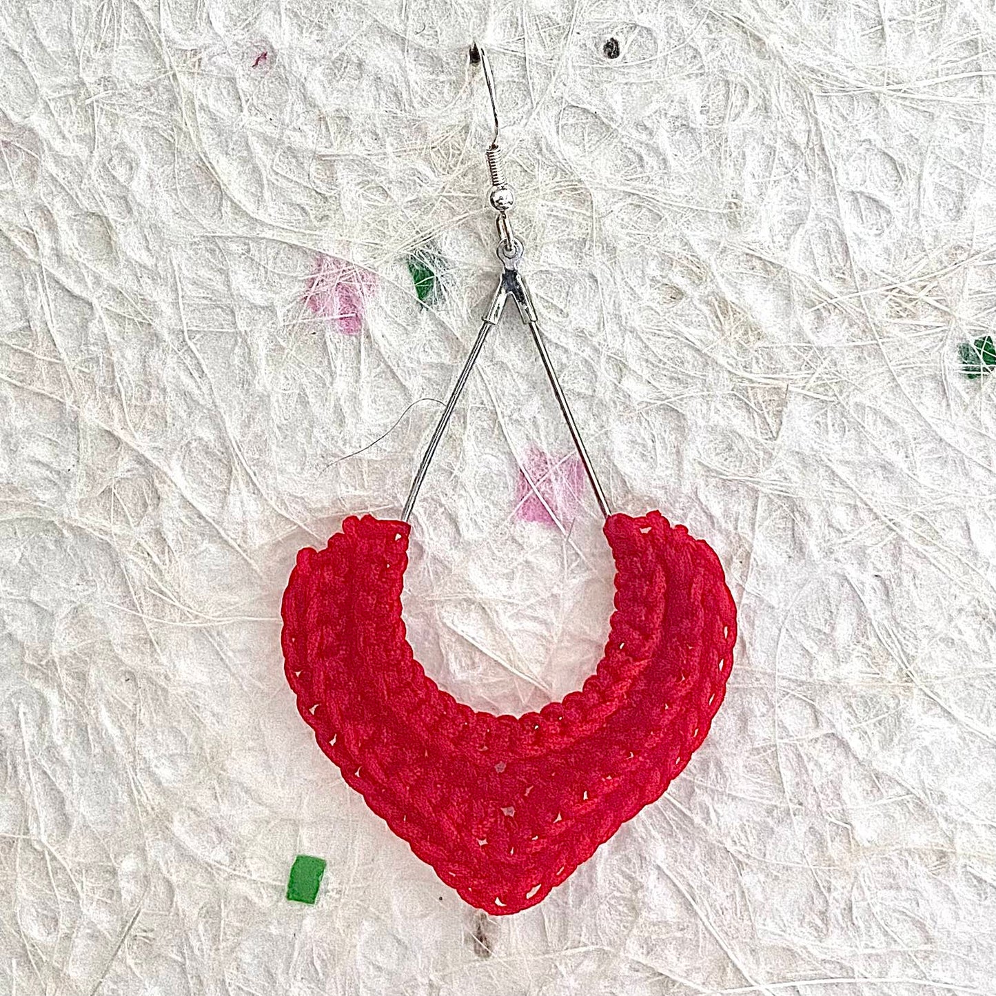 TEAR DROP Crochet Earrings
