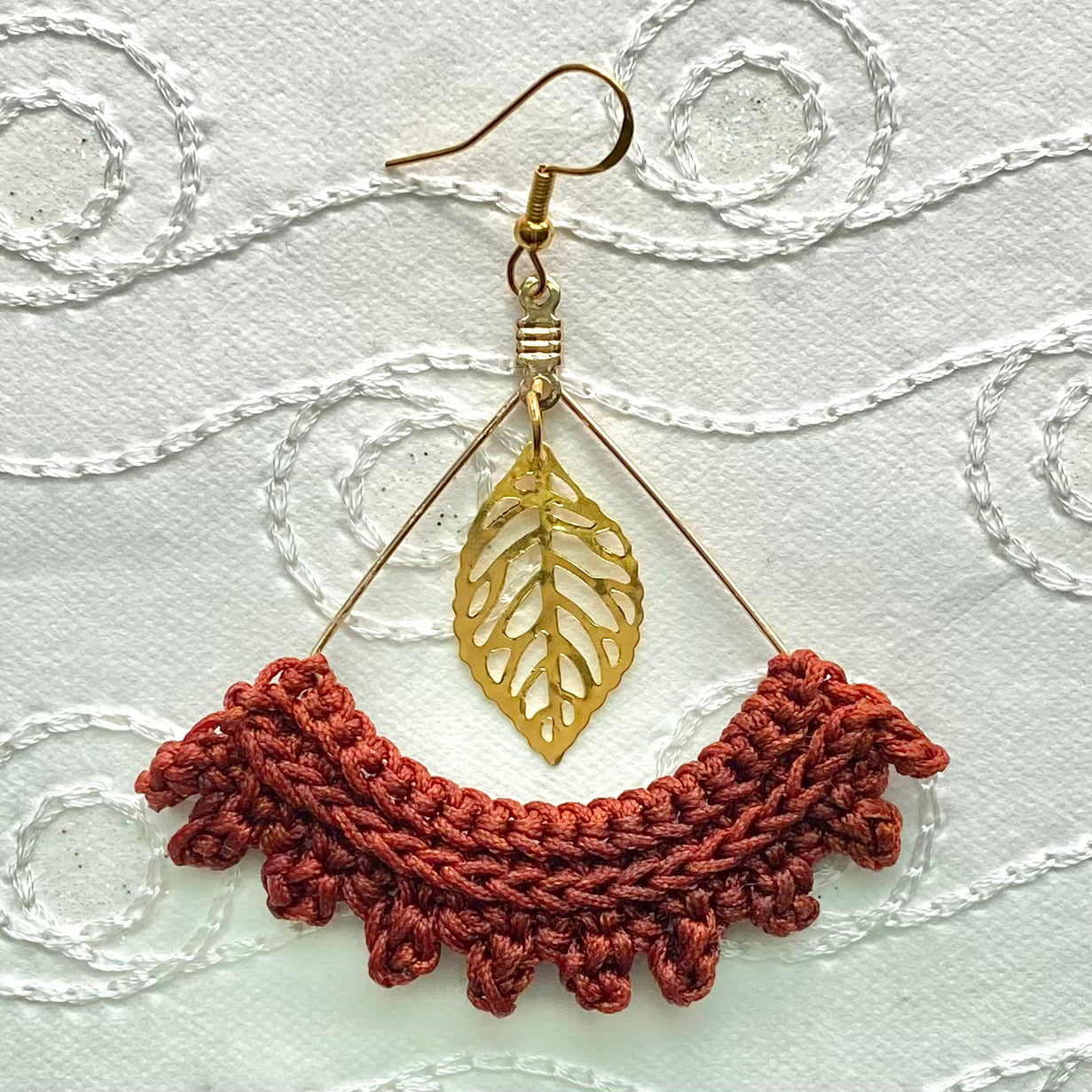 SEMICIRCLE Crochet Earrings