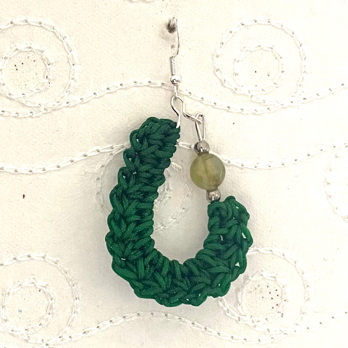 KIDNEY BEAN Crochet Earrings