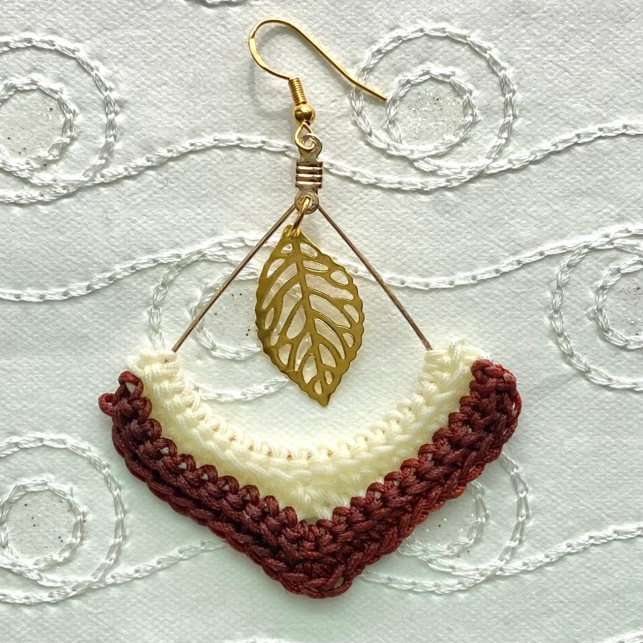 TWO-TONE Handmade Crochet Earrings