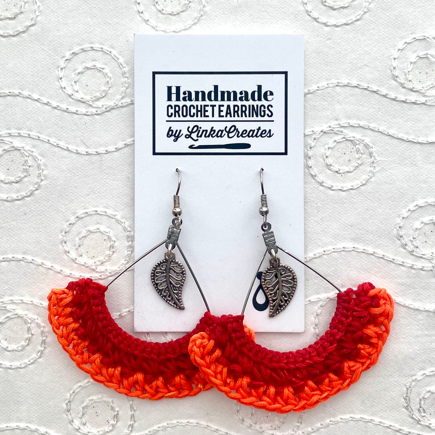 TWO-TONE Handmade Crochet Earrings