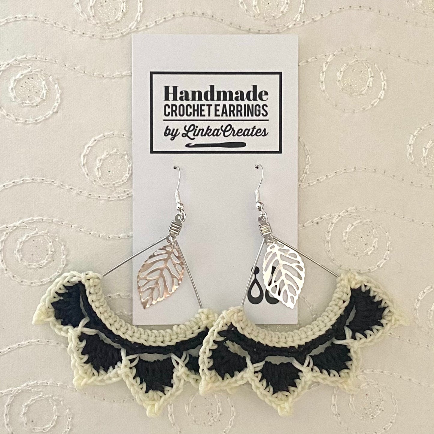 TWO-TONE Handmade Crochet Earrings