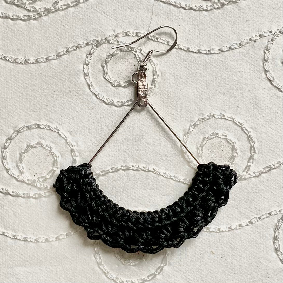 SEMICIRCLE Crochet Earrings