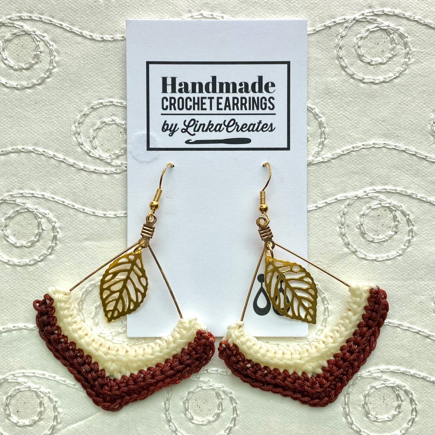 TWO-TONE Handmade Crochet Earrings