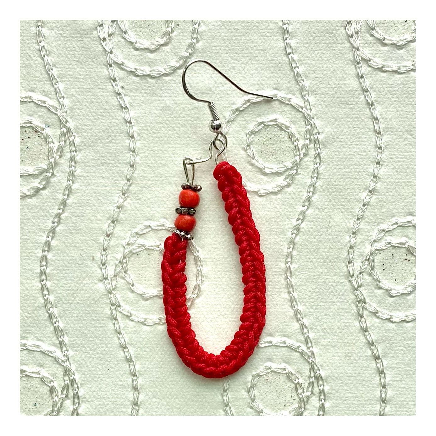 KIDNEY BEAN Crochet Earrings